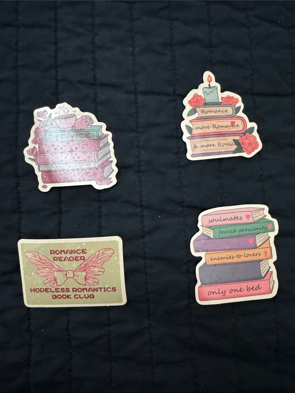 Bundle of 20 Romance Themed Bookish Stickers - Picture 5 of 6